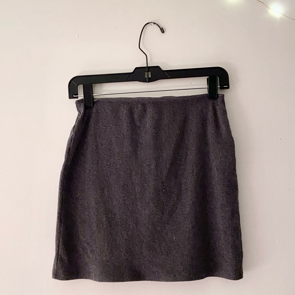 Hollister rib knit skirt